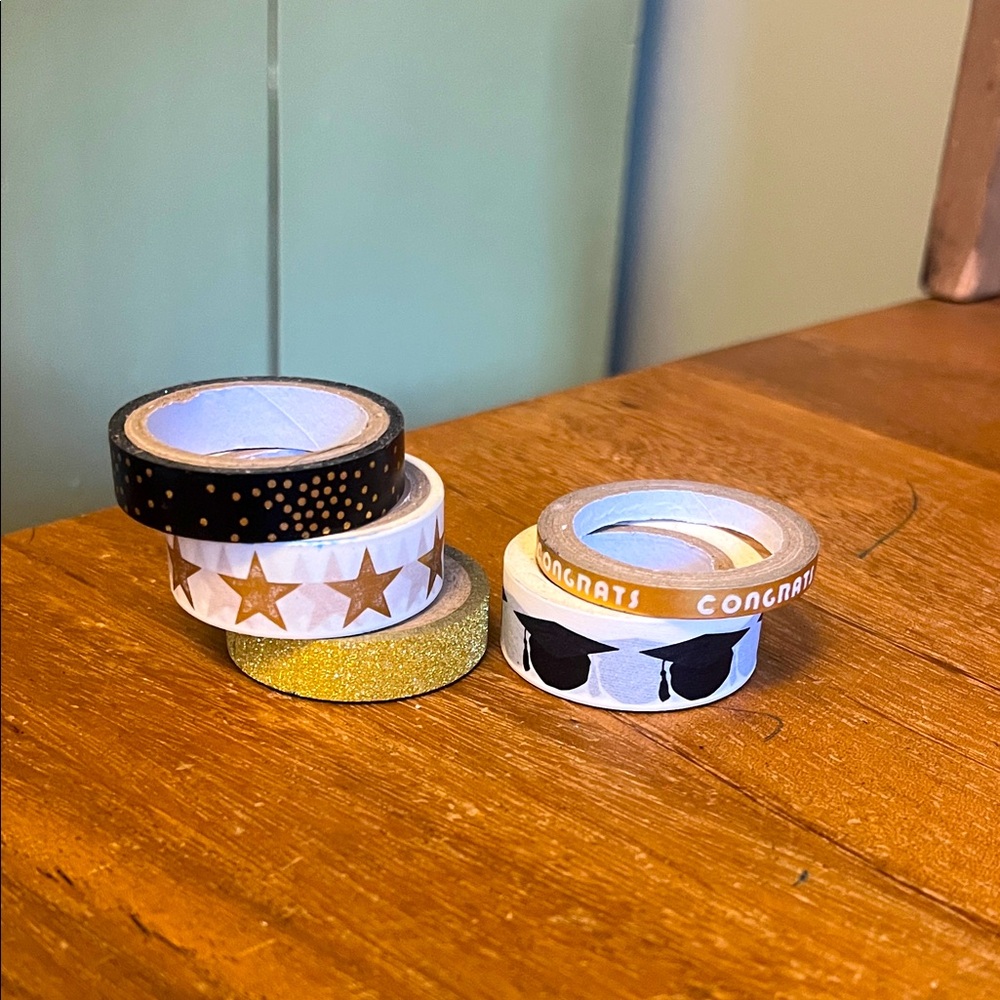 Decorative Washi Tape Set For Graduation - Picture 2 of 5